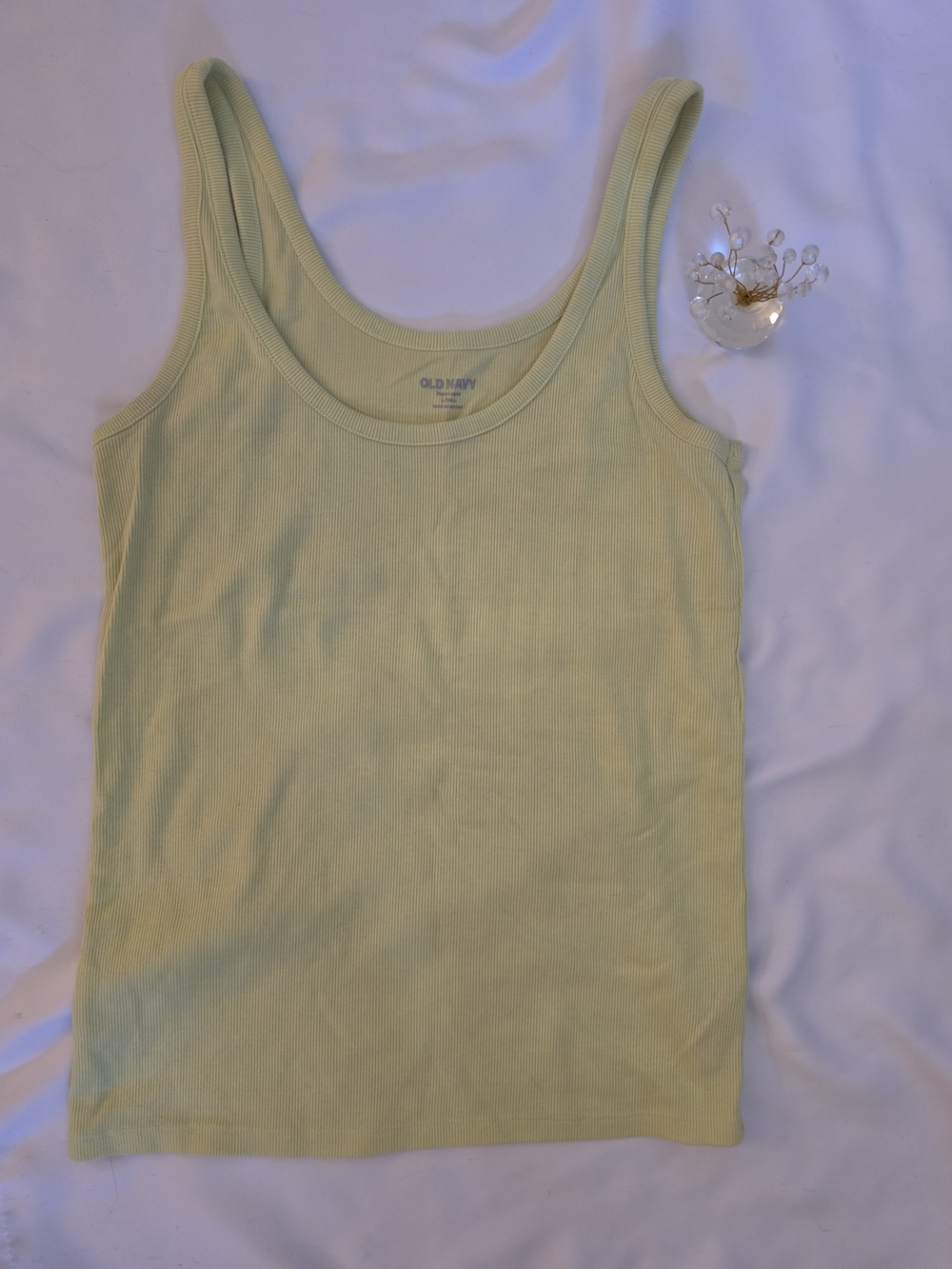 Old Navy Bundle Ribbed Tank Top  Black Teal Mint Yellow Orange, Maroon Large TL - Picture 3 of 8